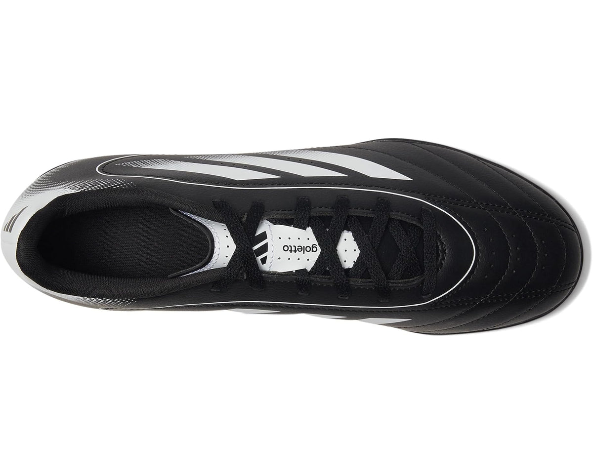 Unisex adidas Goletto IX Turf Soccer Cleats Black/White/Black