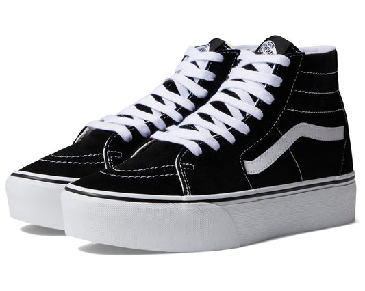 Unisex Vans Sk8-Hi Tapered Stackform Black/True White