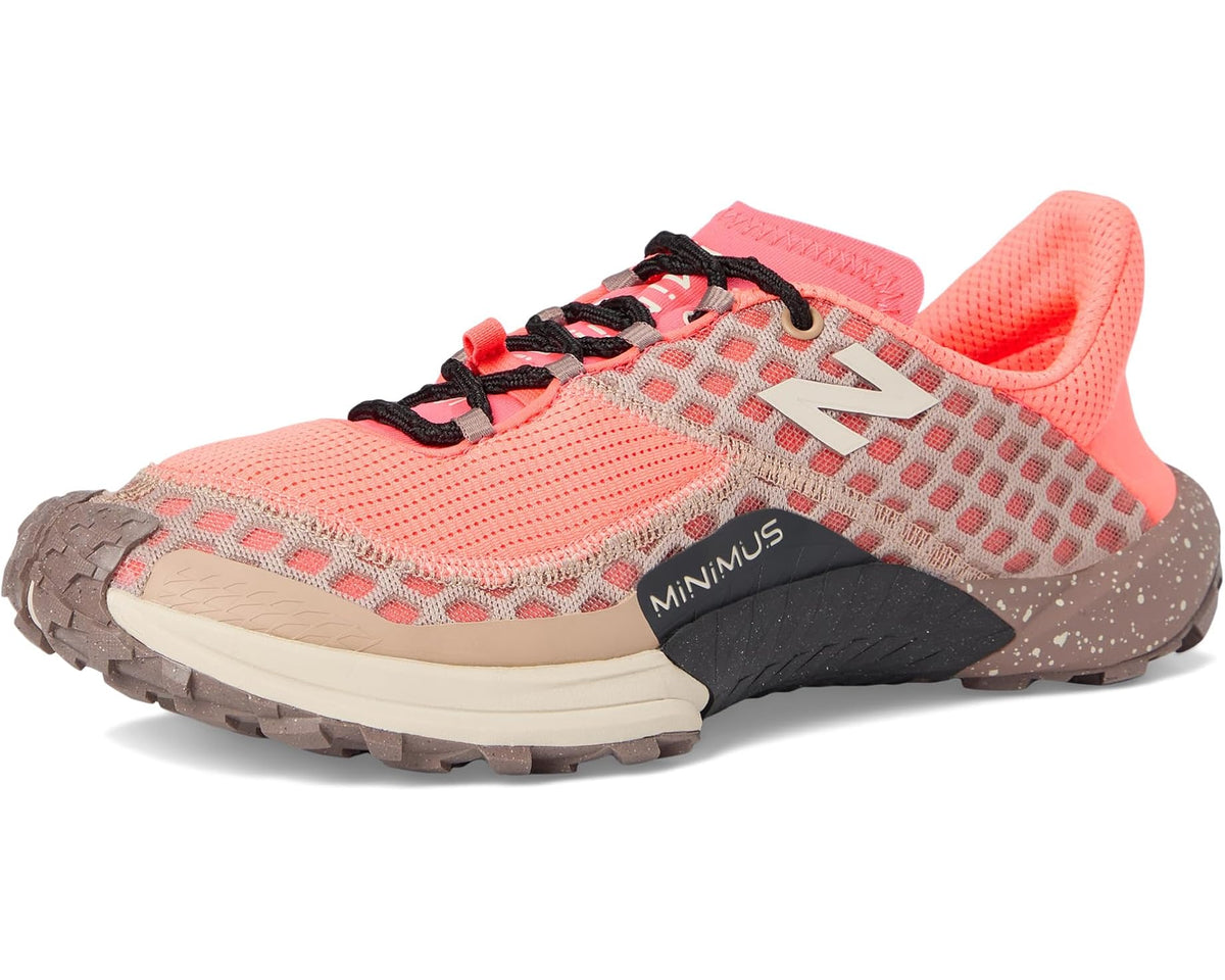 Men's New Balance Minimus Trail Urgent Red/Flat Taupe/Bisque