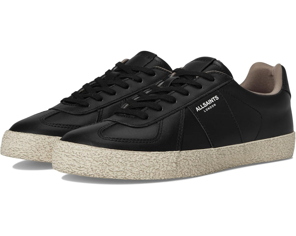 Men's AllSaints Jaimee Leather Low Top Black/White