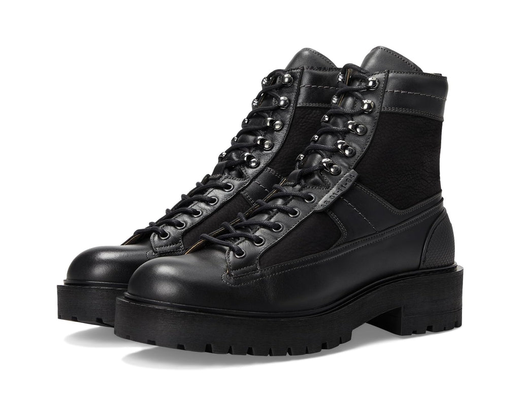 Men's AllSaints Hank Combat Boots Black