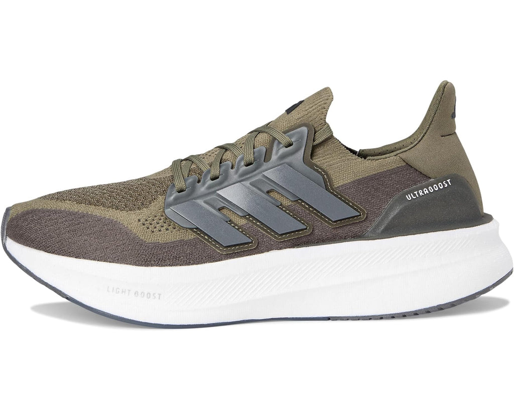 Men's adidas Ultraboost 5 Running Shoes Olive Strata/Iron Metallic/Shadow Olive