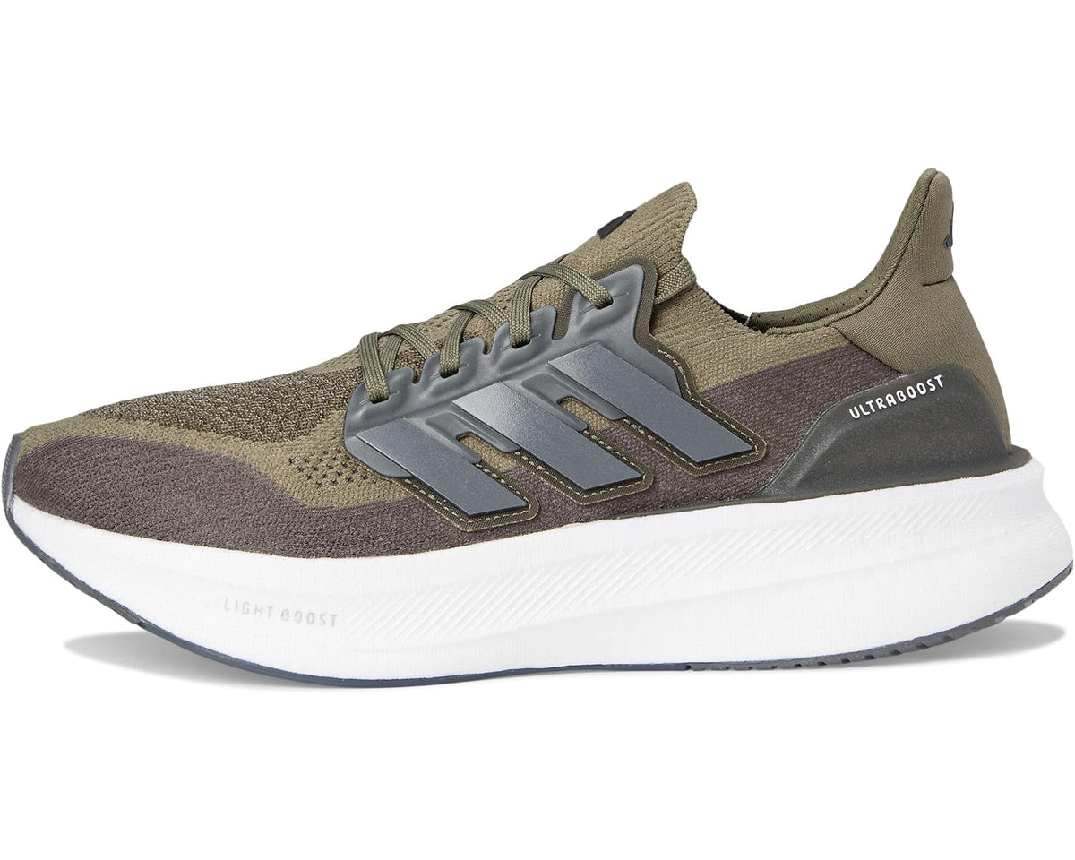 Men's adidas Ultraboost 5 Running Shoes Olive Strata/Iron Metallic/Shadow Olive