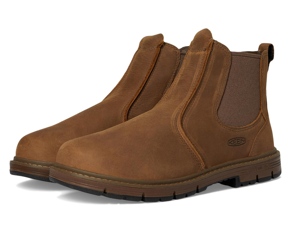 Men's KEEN Utility San Jose Pull-On Boot (Soft Toe) Belgian/Gum