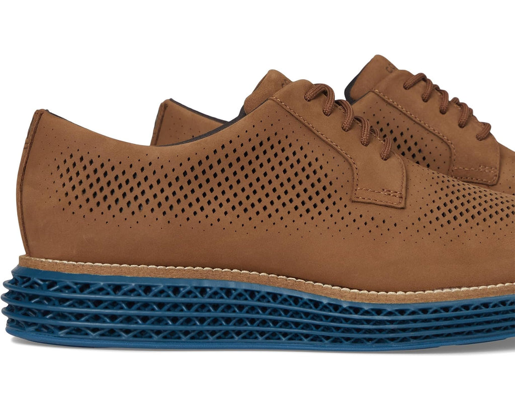 Men's Cole Haan Original Grand 2.0 Oxford Brown Nubuck/Water Resistant