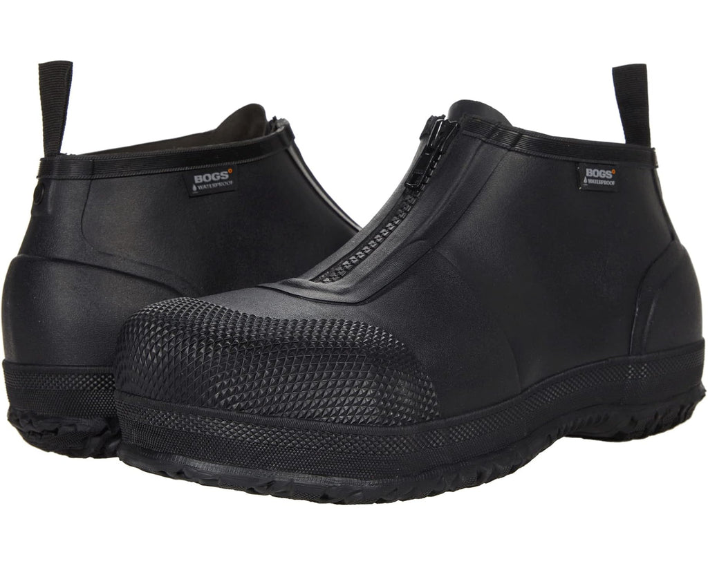 Unisex Bogs Overshoe Zip Composite Safety Toe Black