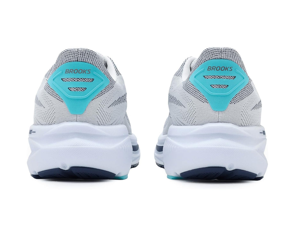 Men's Brooks Ghost 17 White/Beacon Blue/Ipanema