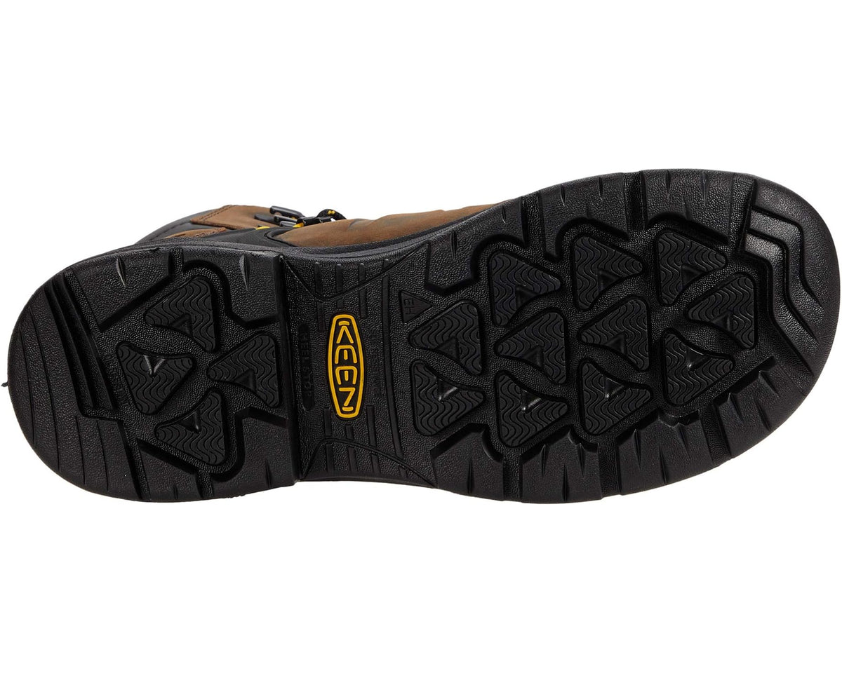 Men's KEEN Utility Dover 8 Insulated Waterproof Boot (Carbon-fiber Toe) Dark Earth/Black