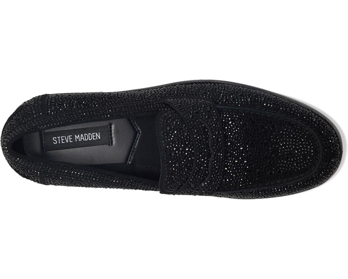 Men's Steve Madden Natan-R Black Rhinestones