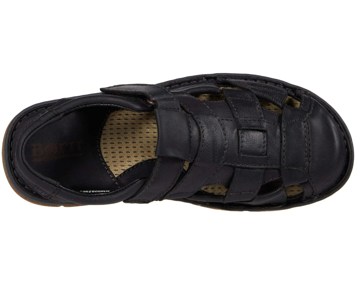 Men's Born Cabot III Black Full Grain Leather