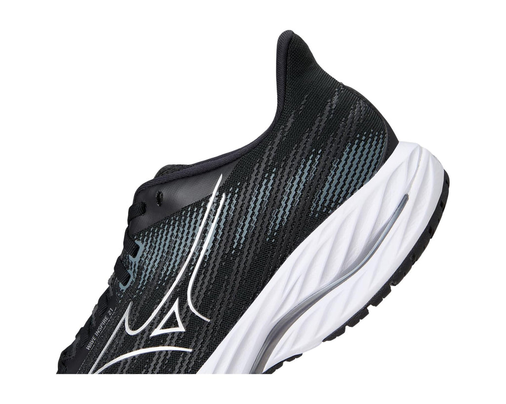 Men's Mizuno Wave Inspire 21 2E Black/Silver
