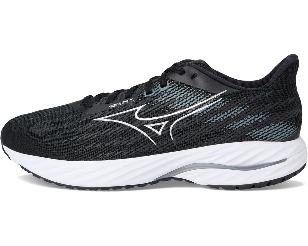 Men's Mizuno Wave Inspire 21 2E Black/Silver