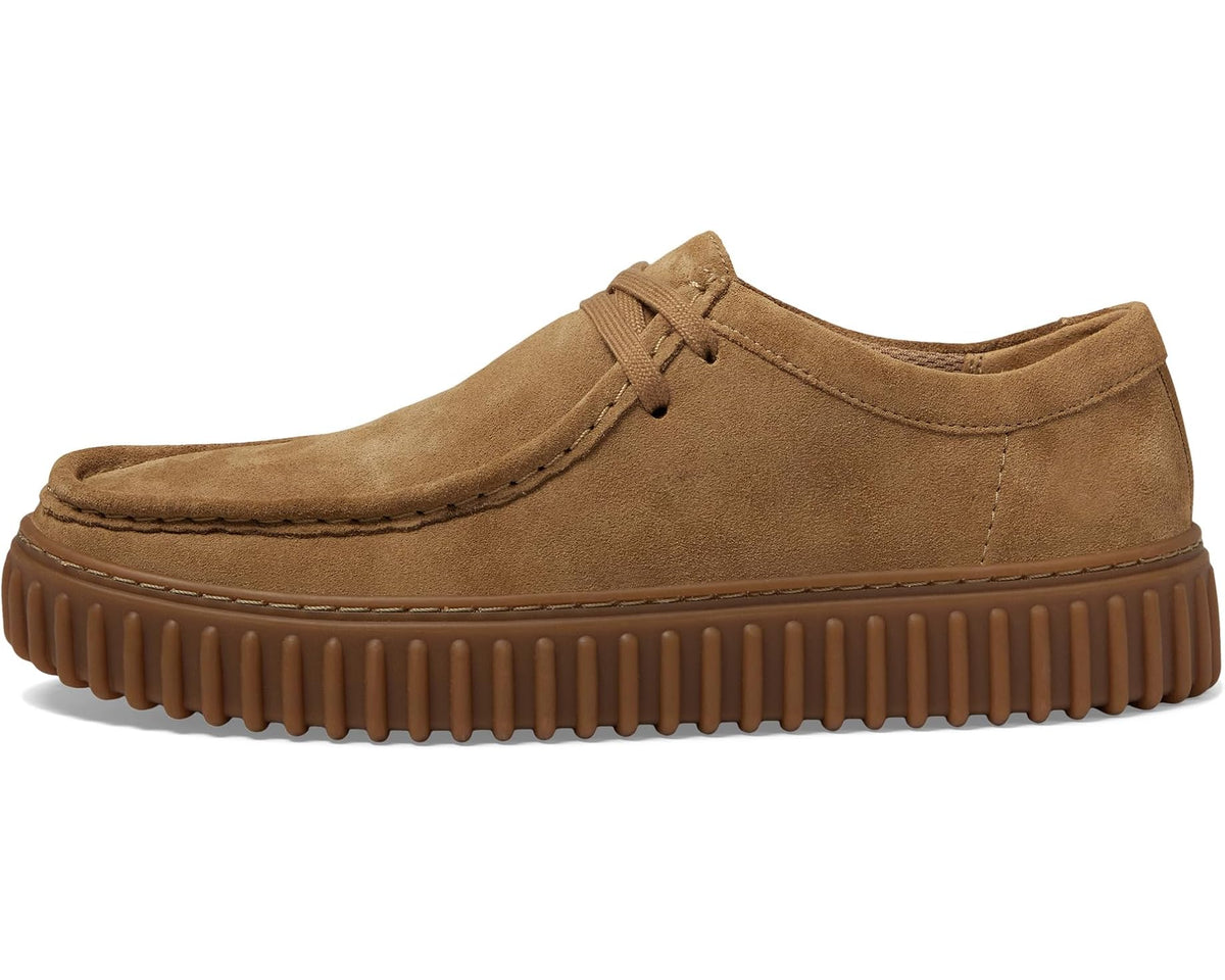 Men's Clarks Torhill Lo Dark Sand Suede
