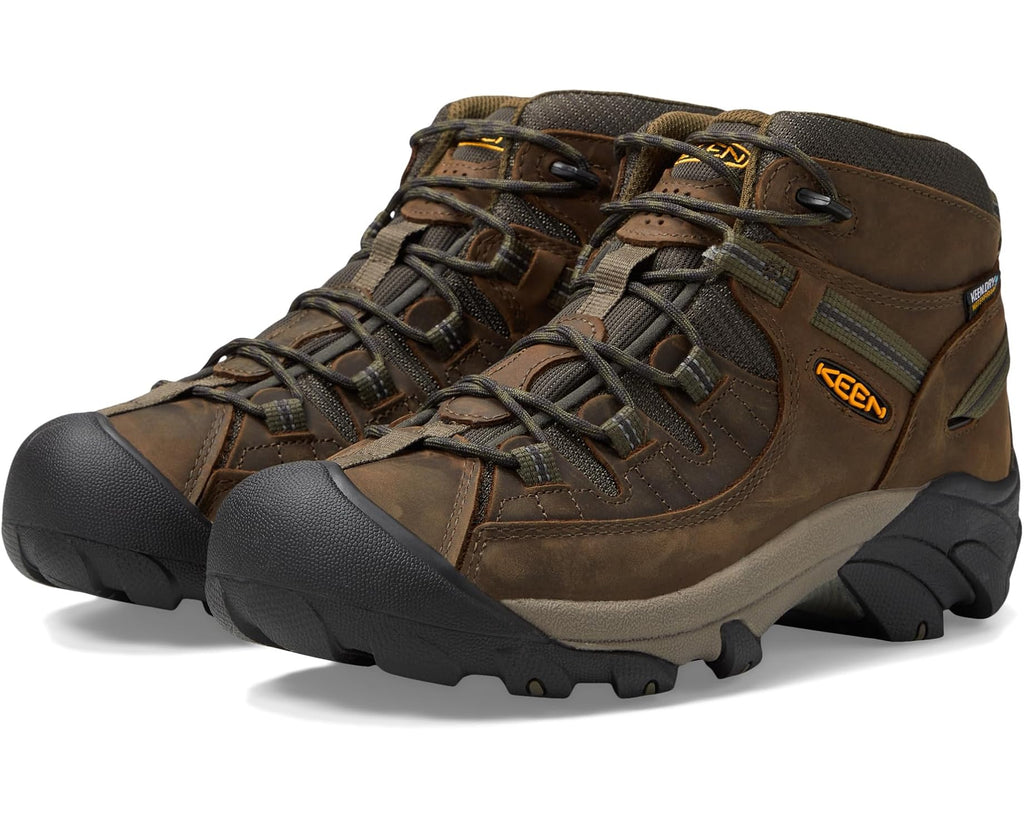 Men's KEEN Targhee II Mid Waterproof Canteen/Dark Olive