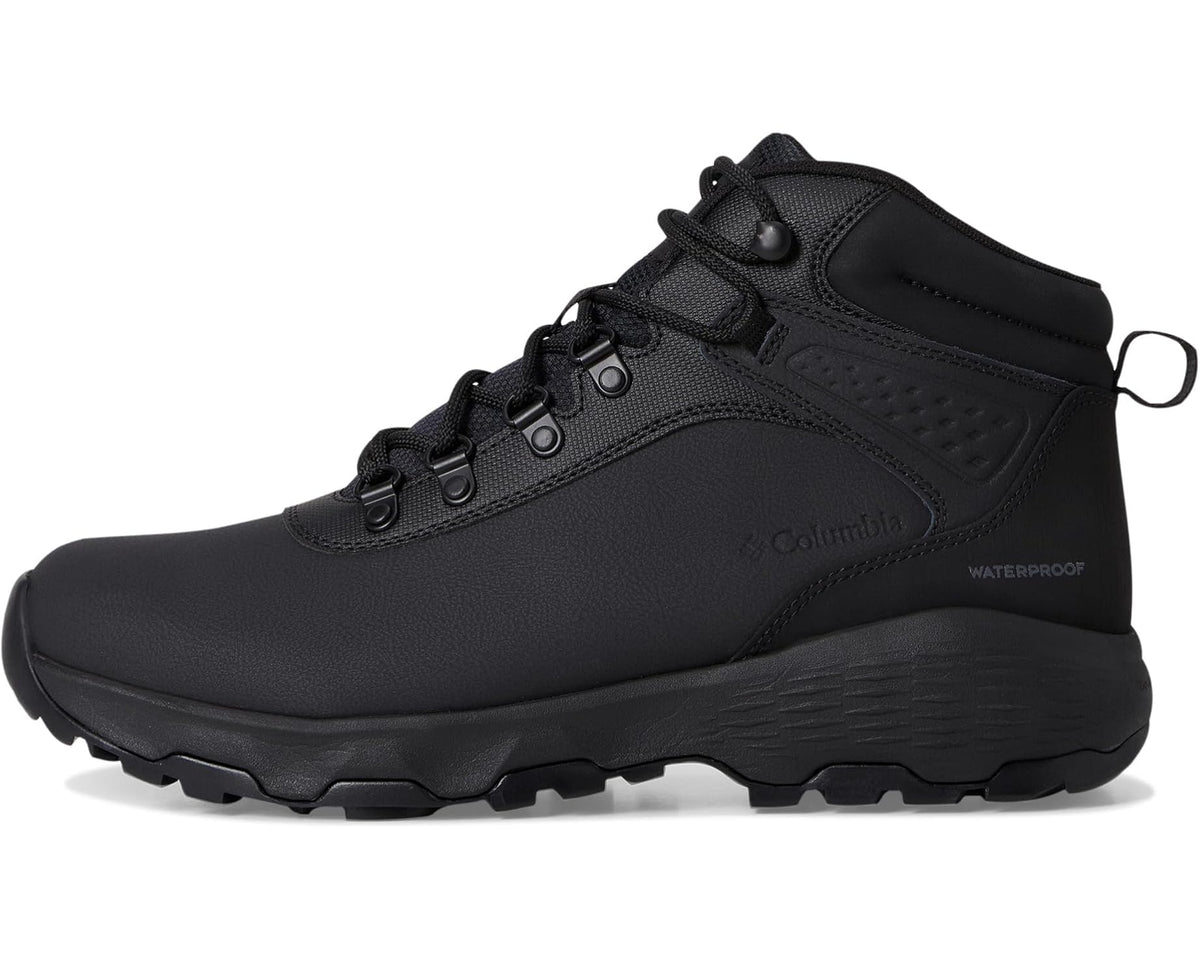 Men's Columbia Newton Wander Leather Black/Shark