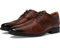 Men's Clarks Whiddon Cap Mahogany Leather