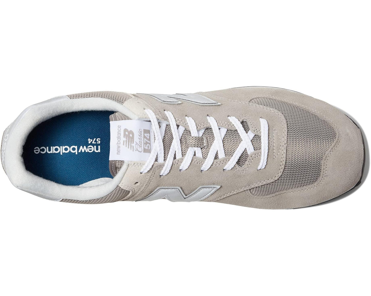 Men's New Balance Classics 574 Core Grey/White