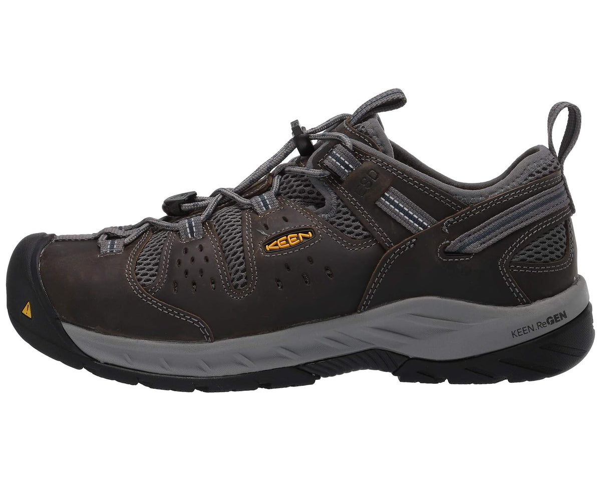 Men's KEEN Utility Atlanta Cool II ESD (Steel Toe) Gargoyle/Midnight Navy