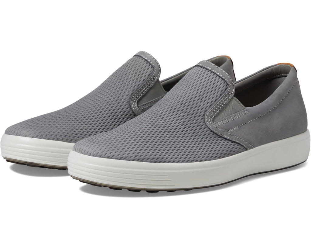 Men's ECCO Soft 7 Slip-On 2.0 Perforated Wild Dove/Lion