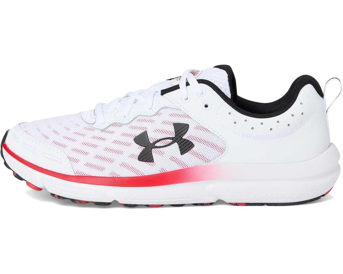 Men's Under Armour Charged Assert 10 White/Racer Red/Black