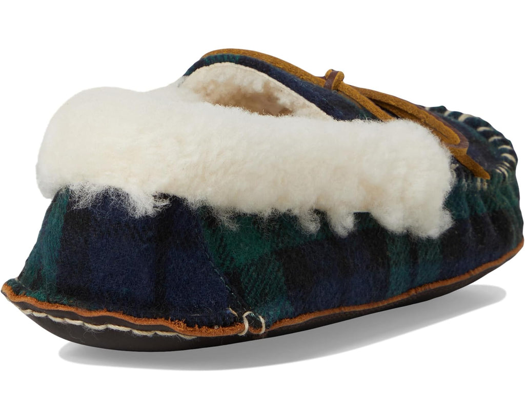 Unisex Polo Ralph Lauren Yarmond Slipper Blackwatch Plaid/Brown