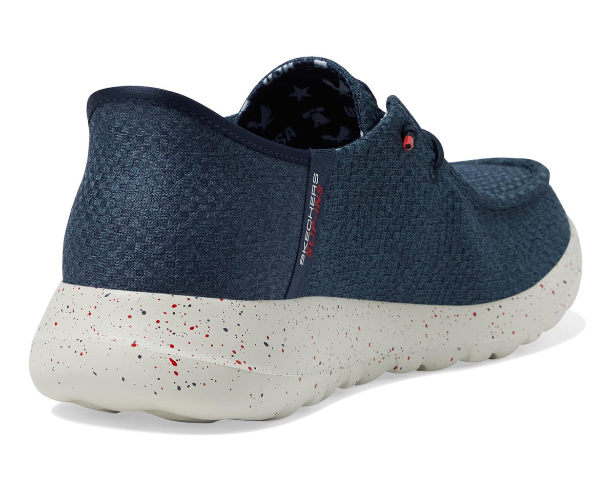 Men's SKECHERS Performance Go Walk Max - Hands Free Slip-ins The American Dream Navy