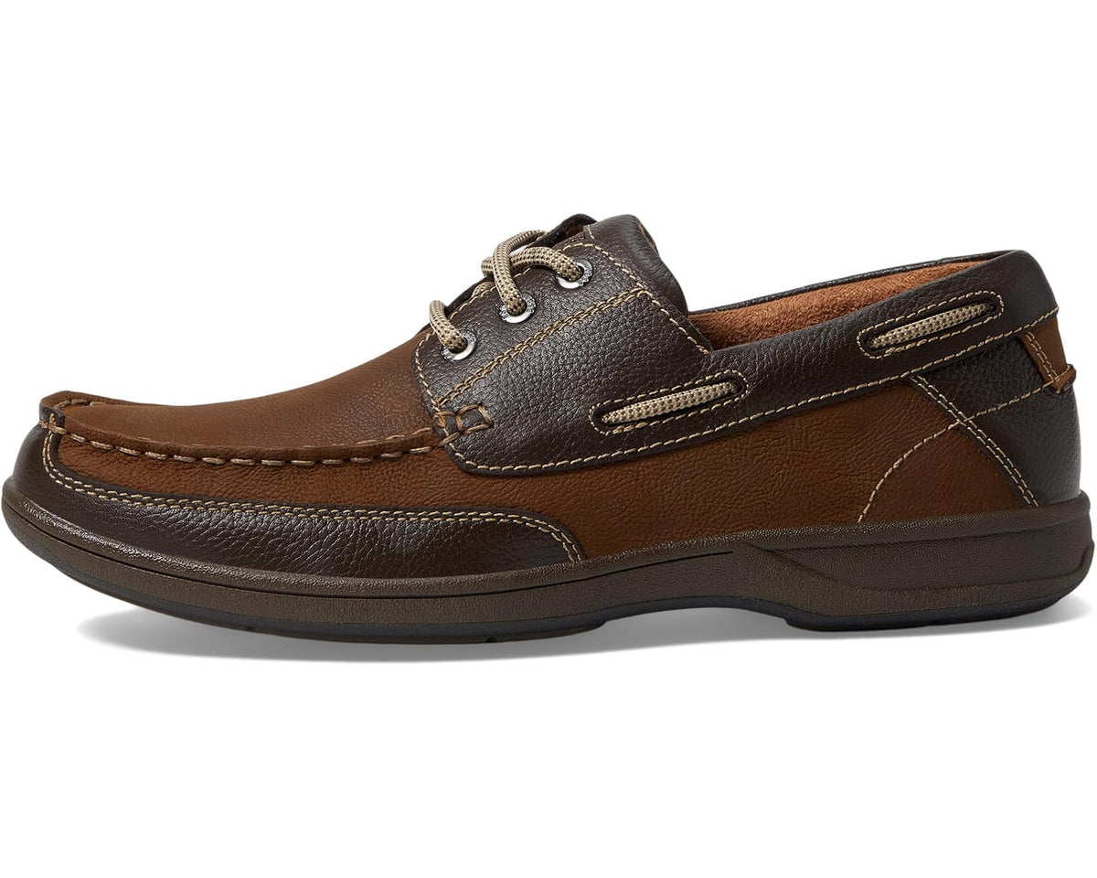 Men's Florsheim Lakeside Ox Boat Shoe Stone Crazy Horse