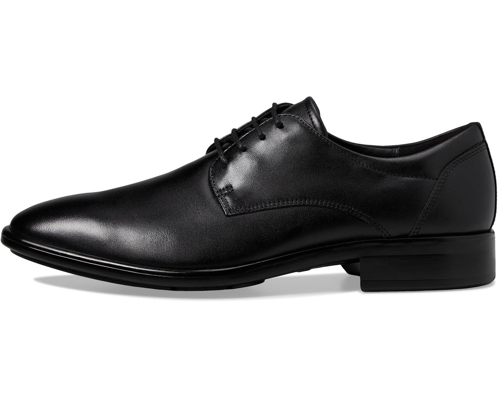 Men's ECCO Citytray Plain Toe Tie Black