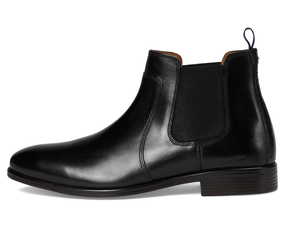 Men's Johnston & Murphy Reeve Chelsea Boots Black Full Grain
