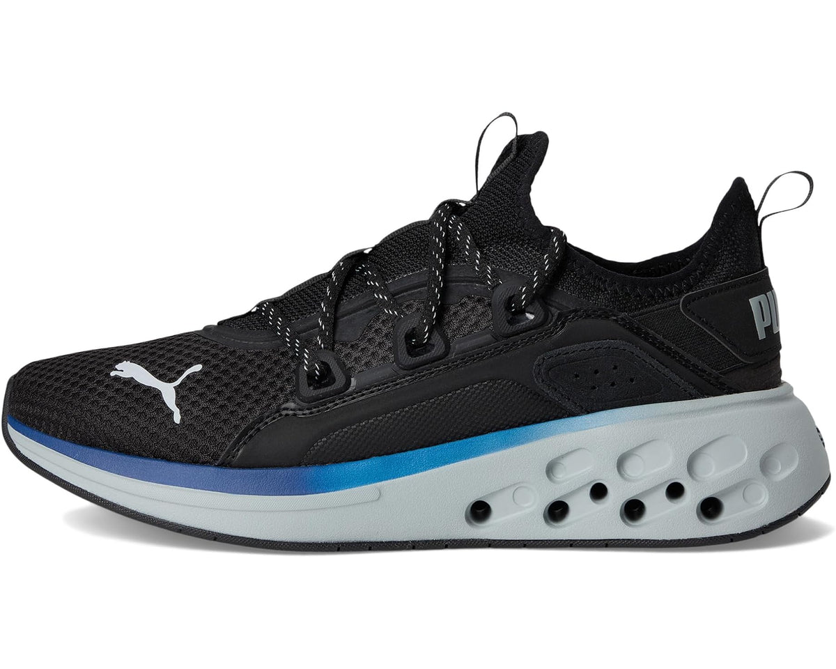 Men's PUMA Softride Frequence Lace Fleck Shoes Black/Clyde Royal