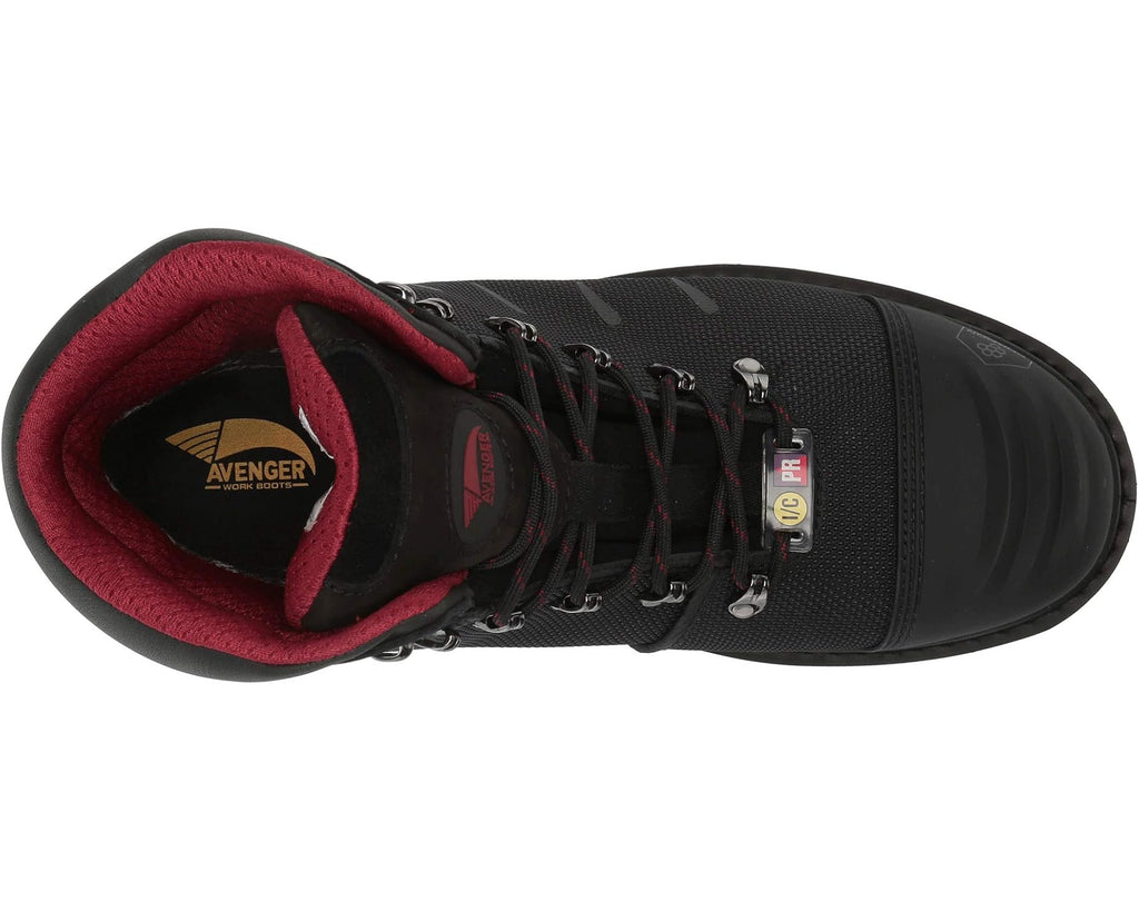 Men's Avenger Work Boots Hammer CT Black