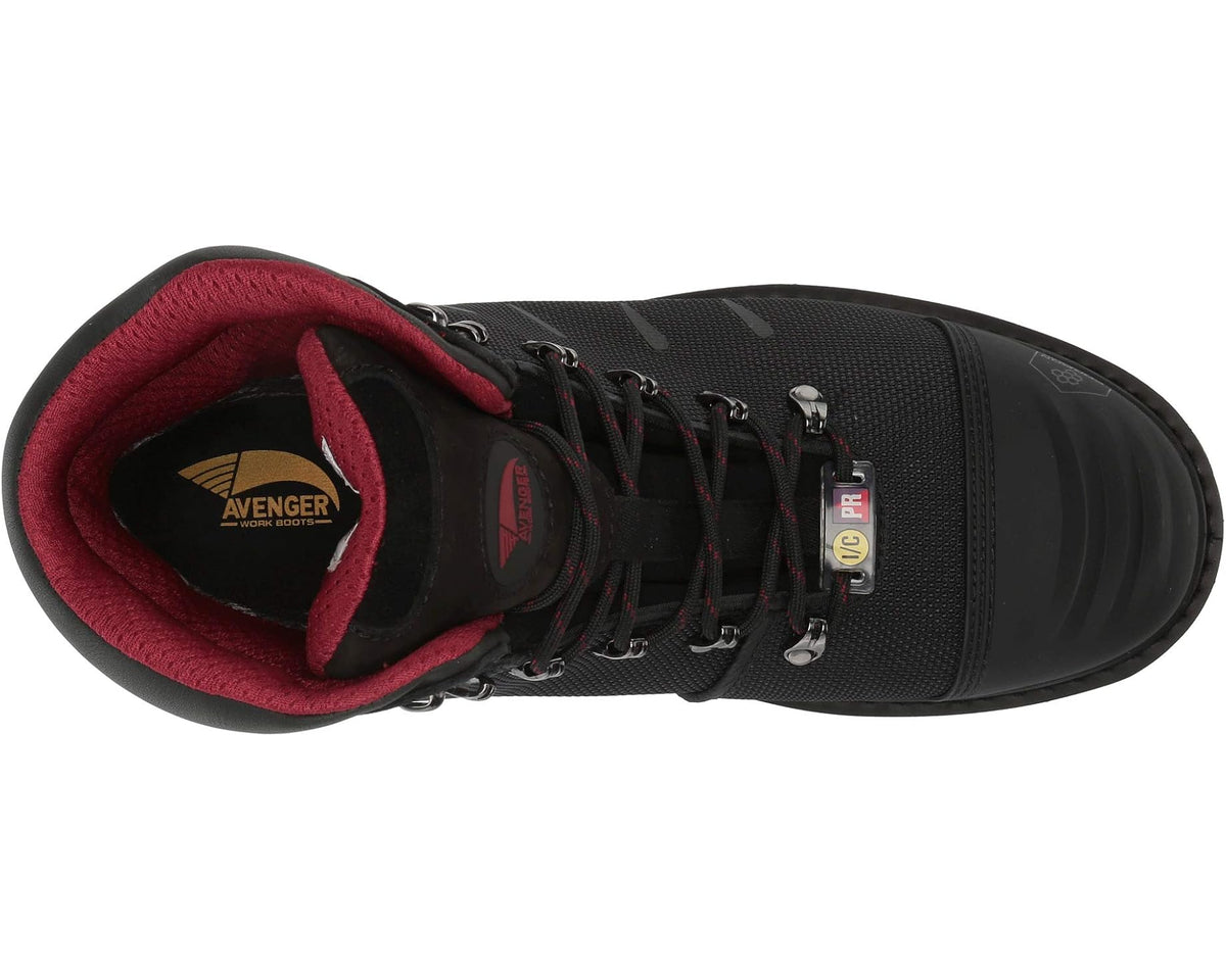 Men's Avenger Work Boots Hammer CT Black