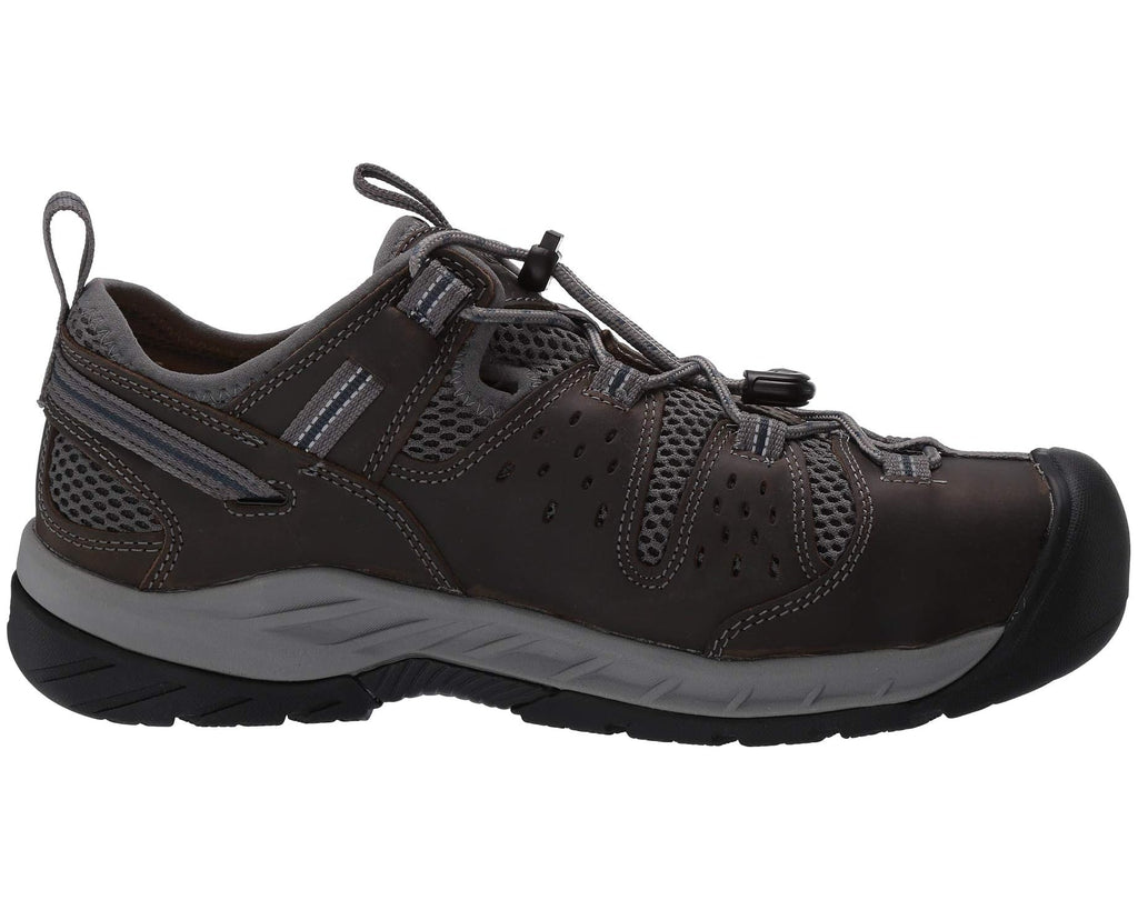 Men's KEEN Utility Atlanta Cool II ESD (Steel Toe) Gargoyle/Midnight Navy