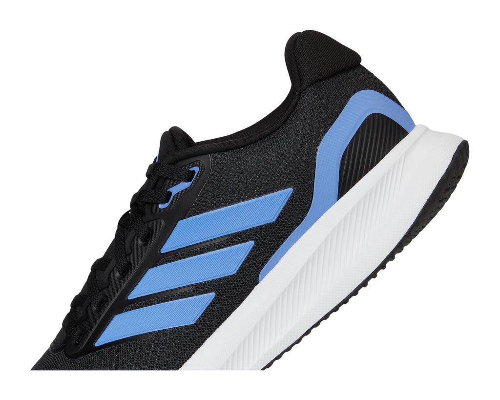 Men's adidas Run Falcon 5 Black/Blue Fusion/White