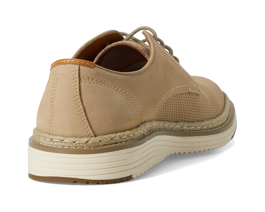 Men's Johnston & Murphy Upton Perfed Plain Toe Taupe