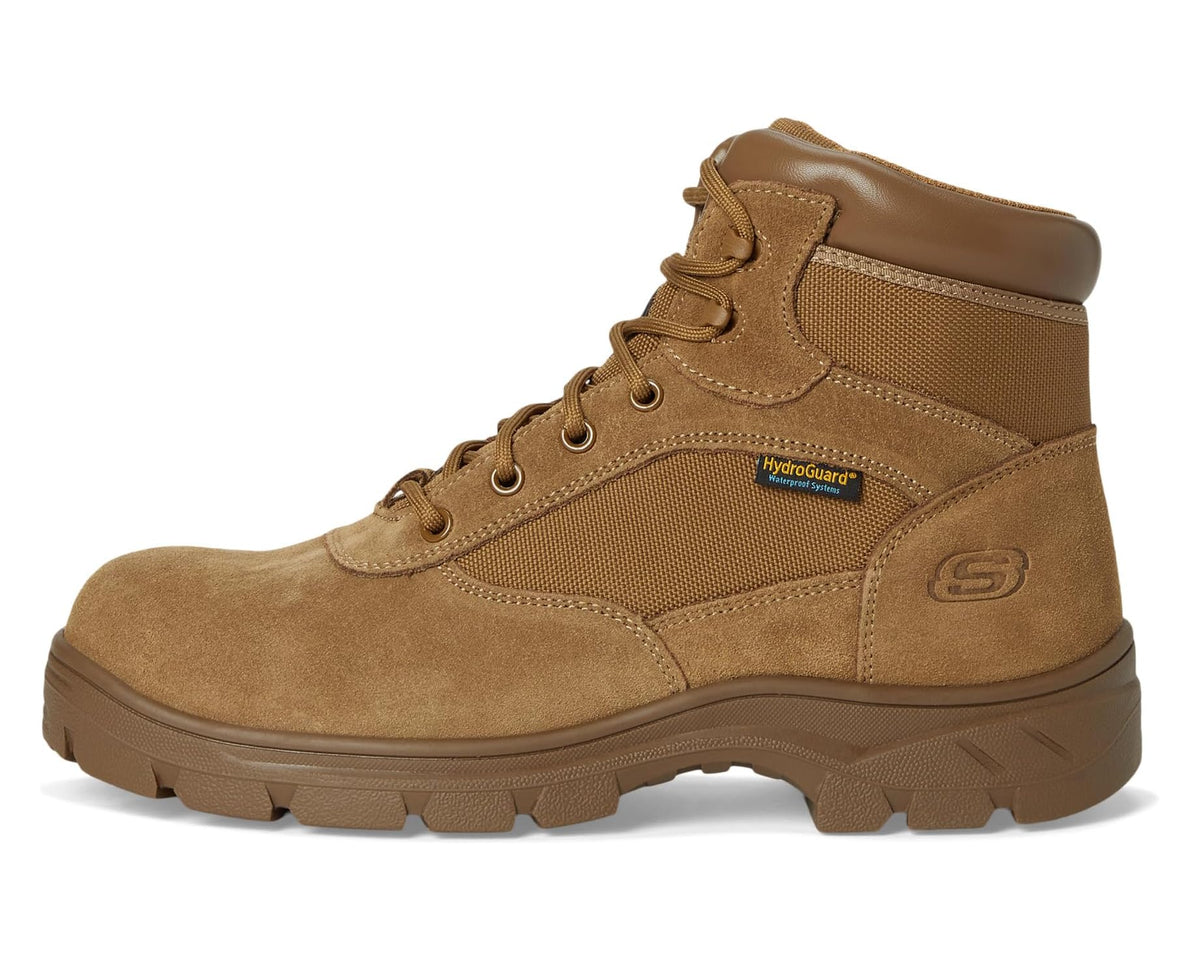 Men's SKECHERS Work Wascana - Baylan Comp Toe Boots Coyote