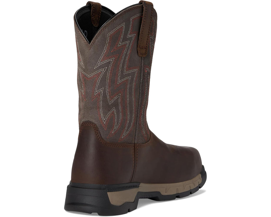 Men's Ariat Rebar Flex SD Composite Toe Work Boots Distressed Brown/Stone
