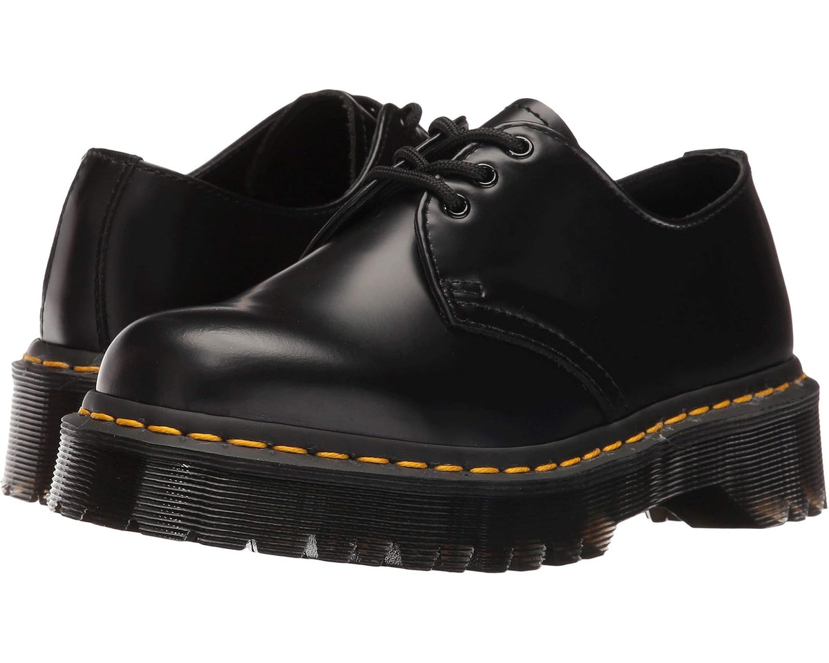 Unisex Dr. Martens 1461 Bex Smooth Leather Oxford Black Smooth