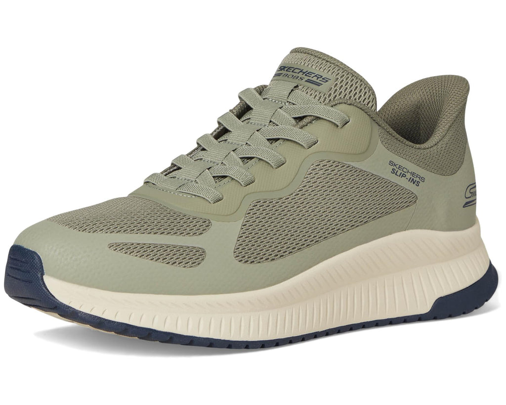 Men's BOBS from SKECHERS Hands Free Slip-Ins Bob Squad Chaos 4 Olive