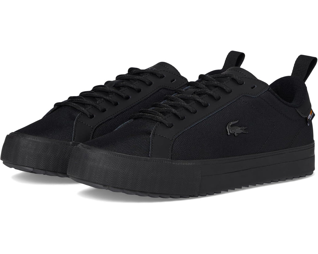 Men's Lacoste Powercourt Winter Outdoor Sneakers Black/Black