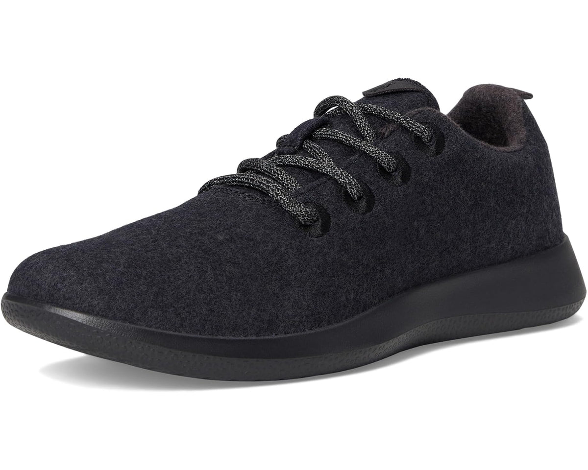 Men's Allbirds Wool Runner Natural Black (Black)