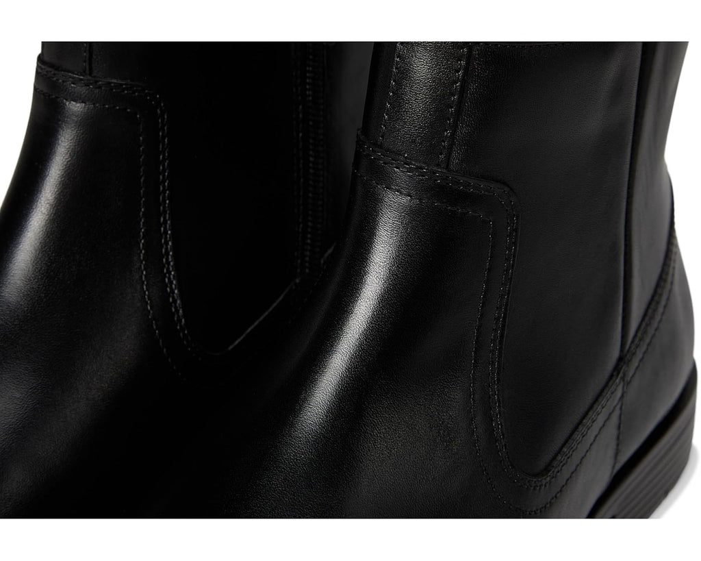 Men's Johnston & Murphy Reeve Zip Boots Black Full Grain