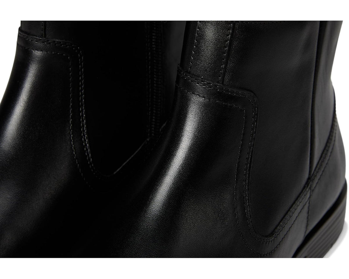 Men's Johnston & Murphy Reeve Zip Boots Black Full Grain