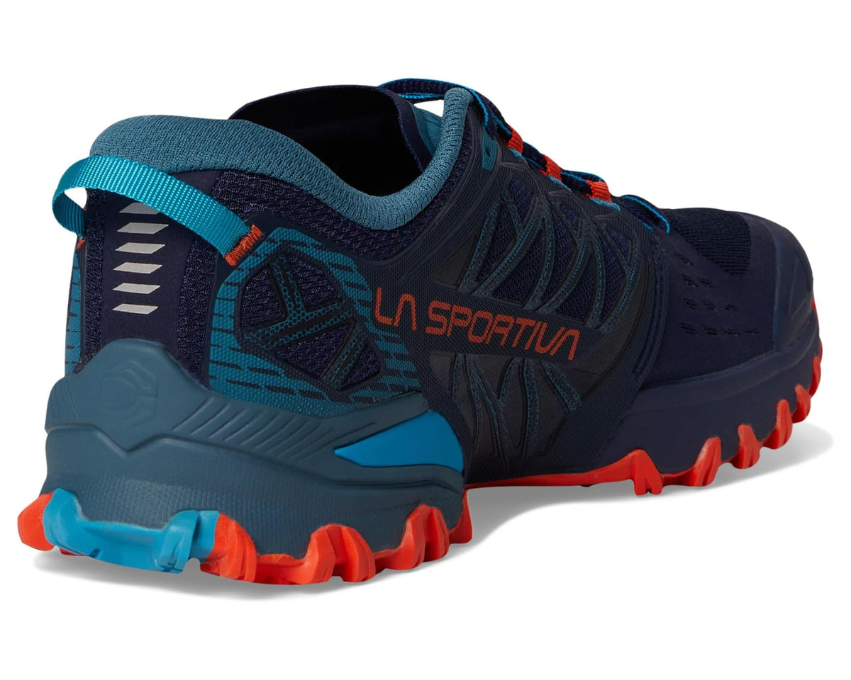 Men's La Sportiva Bushido III Deep Sea/Cherry Tomato