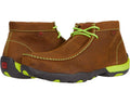 Men's Twisted X Work MDMST02 Distressed Saddle/Neon Yellow