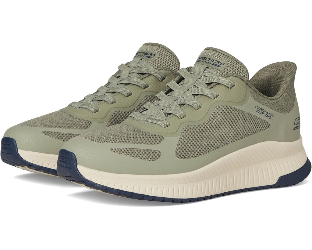 Men's BOBS from SKECHERS Hands Free Slip-Ins Bob Squad Chaos 4 Olive