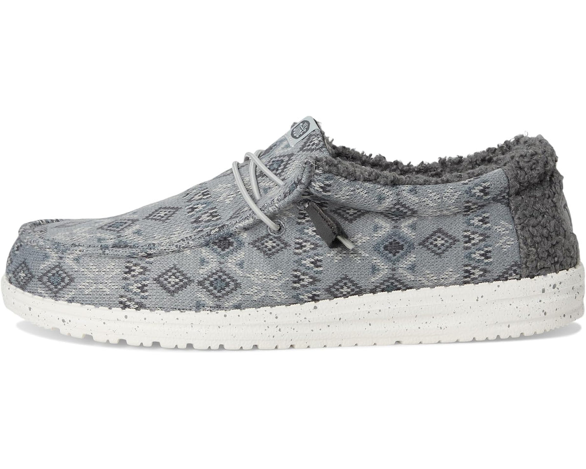 Men's Hey Dude Wally Sweater Monument Grey/Multi