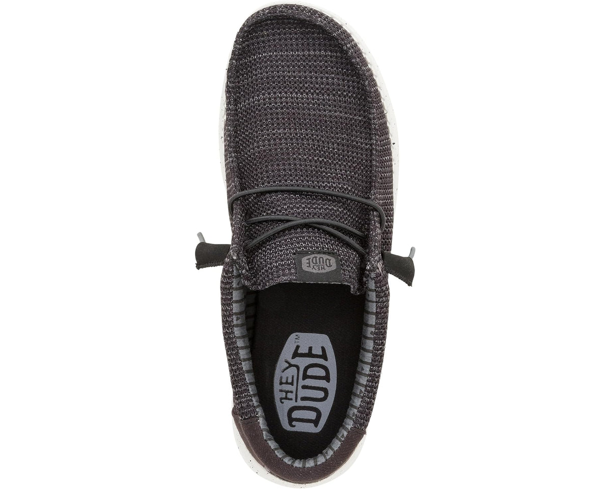Men's Hey Dude Wally Stretch Sox Black/White