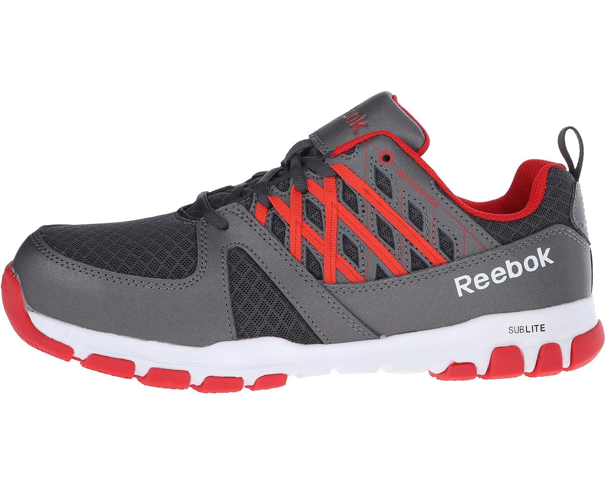 Men's Reebok Work Sublite Work Grey/Red