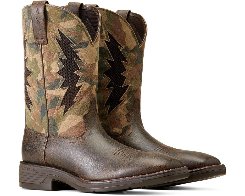 Men's Ariat Ridgeback Venttek Western Boot Rich Brown